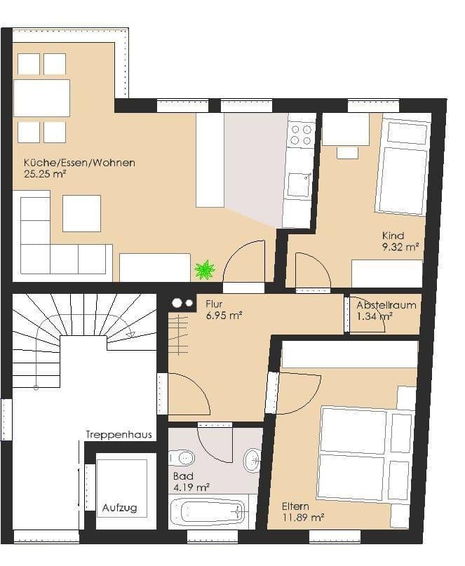 Prenájom bytu 3-izbový 60 m², Reuttier Straße 34/1, Neu-Ulm, Bavorsko Prenájom bytu 3-izbový 60 m², Reuttier Straße 34/1, Neu-Ulm, Bavorsko