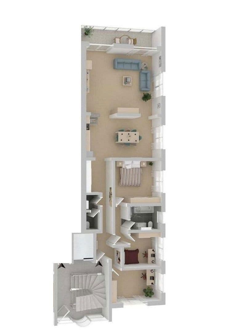 Prenájom bytu 4-izbový 113 m², Landwehrstraße 34, Solingen, Severné Porýnie - Westfálsko Prenájom bytu 4-izbový 113 m², Landwehrstraße 34, Solingen, Severné Porýnie - Westfálsko