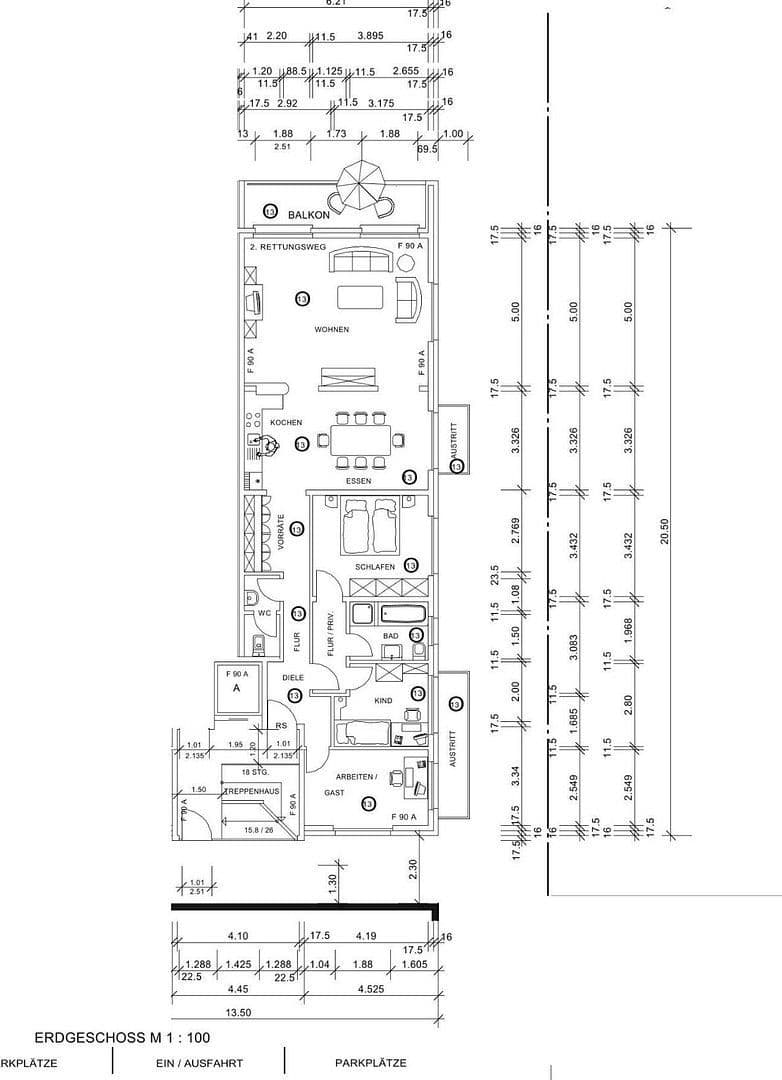 Prenájom bytu 4-izbový 113 m², Landwehrstraße 34, Solingen, Severné Porýnie - Westfálsko Prenájom bytu 4-izbový 113 m², Landwehrstraße 34, Solingen, Severné Porýnie - Westfálsko