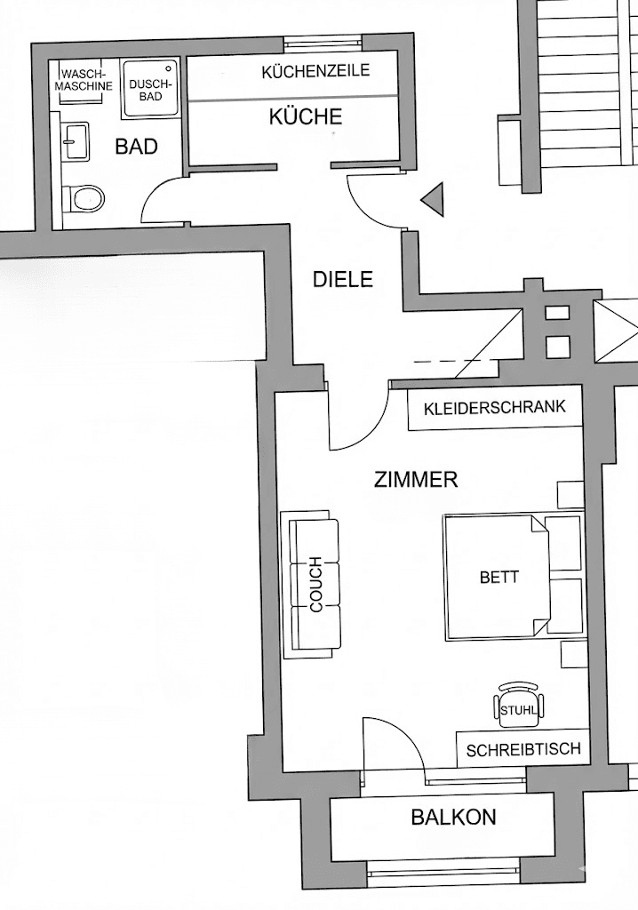 Predaj bytu 1-izbový 43 m², Seesener Str. 50, Berlin, Berlín Predaj bytu 1-izbový 43 m², Seesener Str. 50, Berlin, Berlín