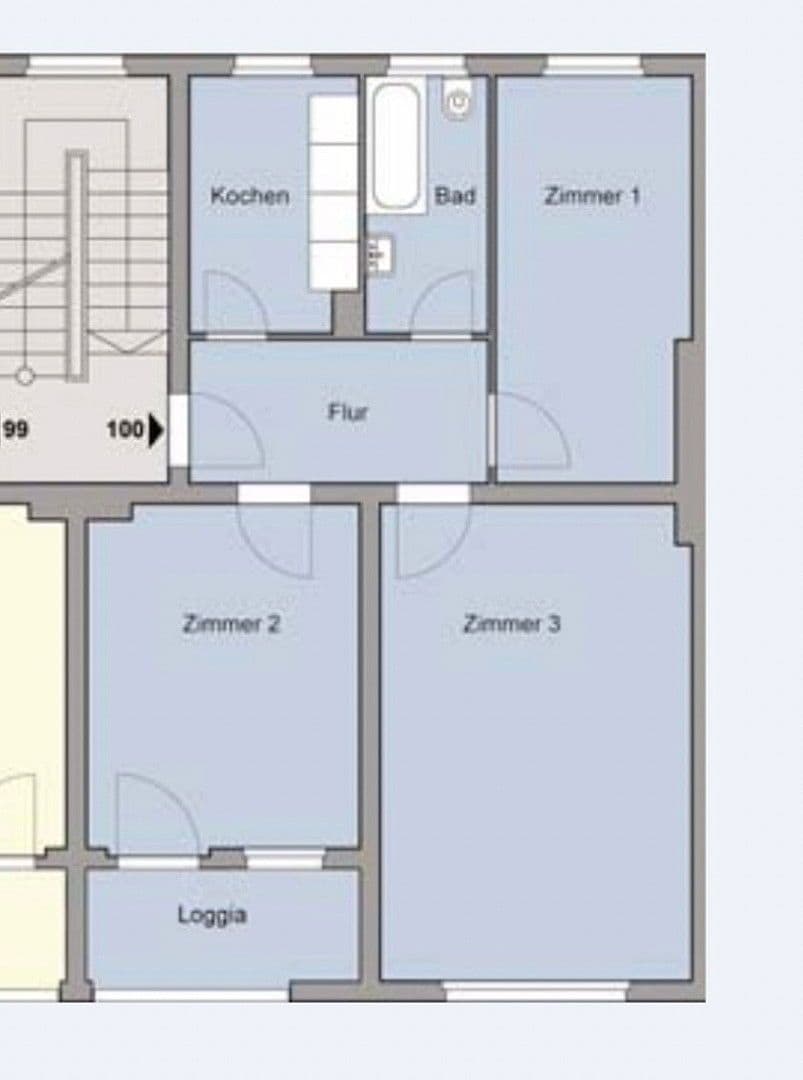 Prenájom bytu 3-izbový 68 m², Köllnische Straße 44a, Berlin, Berlín Prenájom bytu 3-izbový 68 m², Köllnische Straße 44a, Berlin, Berlín