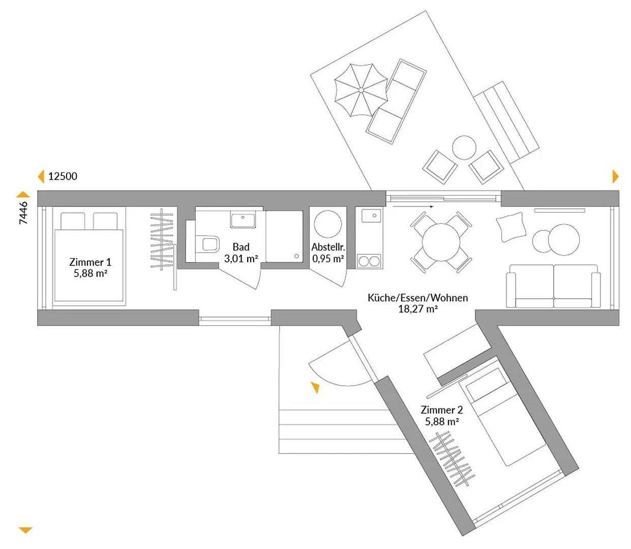 Predaj domu 34 m², pozemek 1 m², Stainz, Štajersko Predaj domu 34 m², pozemek 1 m², Stainz, Štajersko
