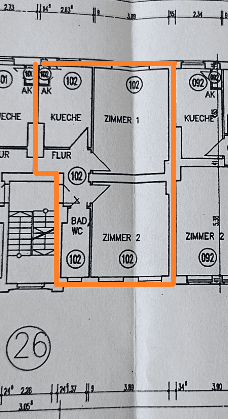 Predaj bytu 2-izbový 59 m², Gudvangerstraße 26, Berlin, Berlín Predaj bytu 2-izbový 59 m², Gudvangerstraße 26, Berlin, Berlín
