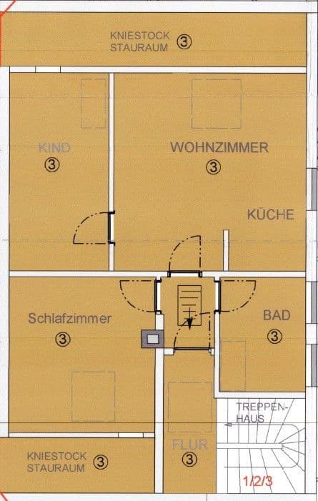 Prenájom bytu 3-izbový 60 m², Mozartstraße 6, Garching, Bavorsko Prenájom bytu 3-izbový 60 m², Mozartstraße 6, Garching, Bavorsko