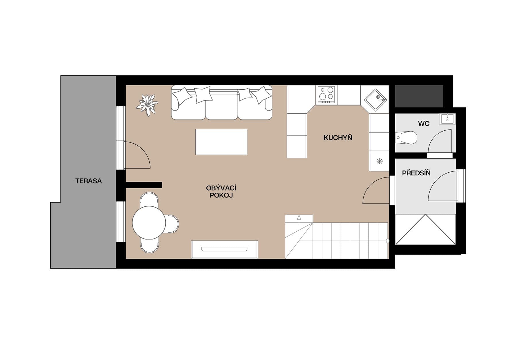 Predaj bytu 2-izbový 75 m², Šternovská, Praha, Praha Predaj bytu 2-izbový 75 m², Šternovská, Praha, Praha