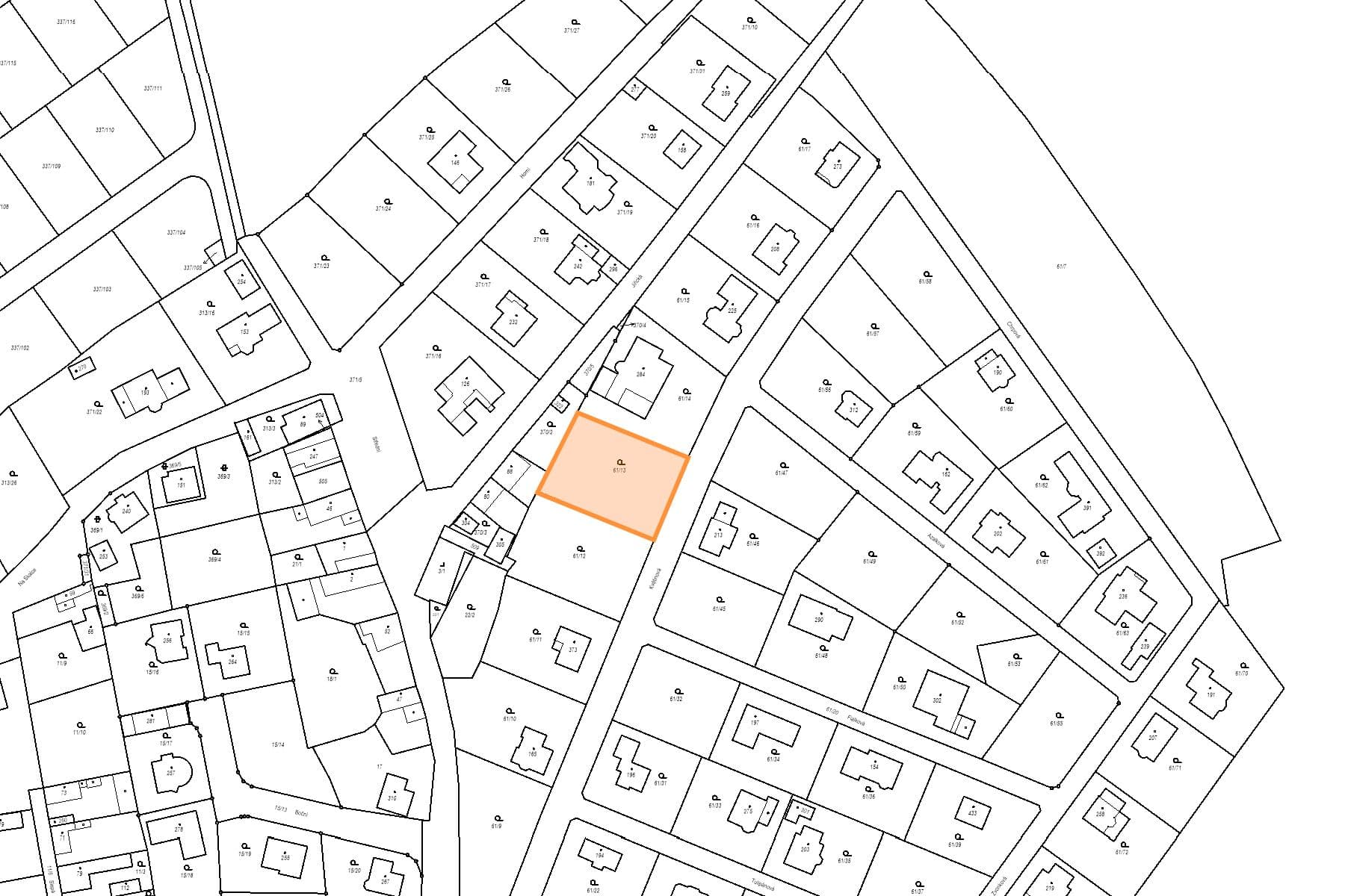 Predaj pozemku 1.240 m², Květinová, Čakovičky, Středočeský kraj Predaj pozemku 1.240 m², Květinová, Čakovičky, Středočeský kraj