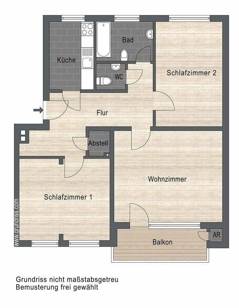 Prenájom bytu 3-izbový 88 m², Ludwig-Uhland-Weg 6, Geesthacht, Šlezvicko-Holštajnsko Prenájom bytu 3-izbový 88 m², Ludwig-Uhland-Weg 6, Geesthacht, Šlezvicko-Holštajnsko