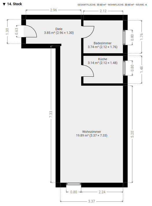 Predaj bytu 1-izbový 31 m², Frankfurt am Main, Hesensko Predaj bytu 1-izbový 31 m², Frankfurt am Main, Hesensko