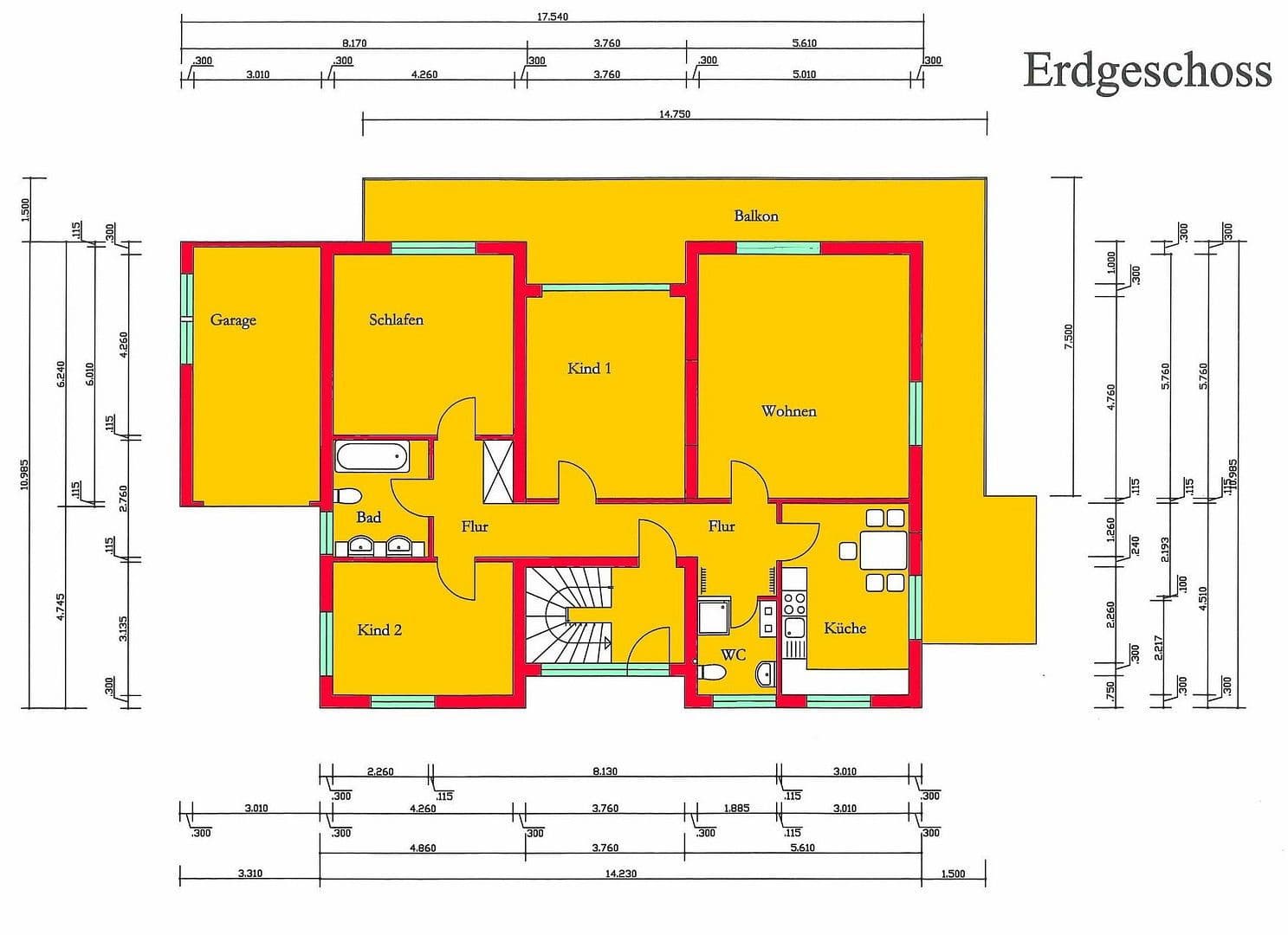 Prenájom bytu 4-izbový 124 m², Weinbergring 30, Langenselbold, Hesensko Prenájom bytu 4-izbový 124 m², Weinbergring 30, Langenselbold, Hesensko