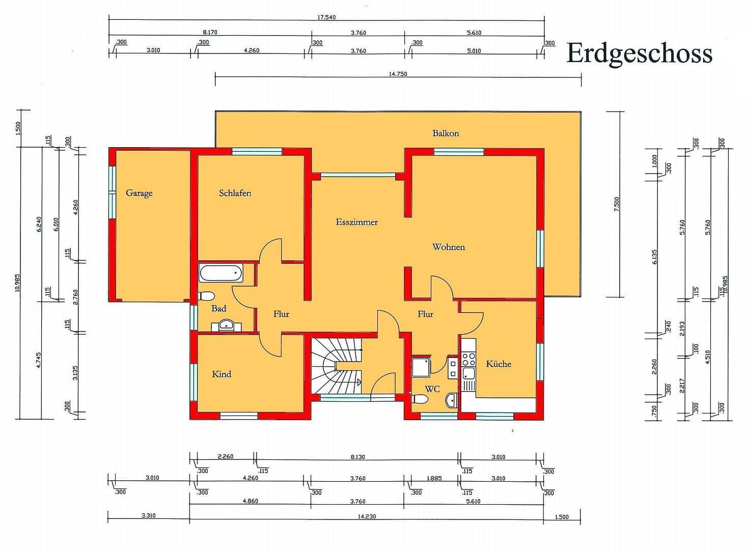 Prenájom bytu 4-izbový 124 m², Weinbergring 30, Langenselbold, Hesensko Prenájom bytu 4-izbový 124 m², Weinbergring 30, Langenselbold, Hesensko