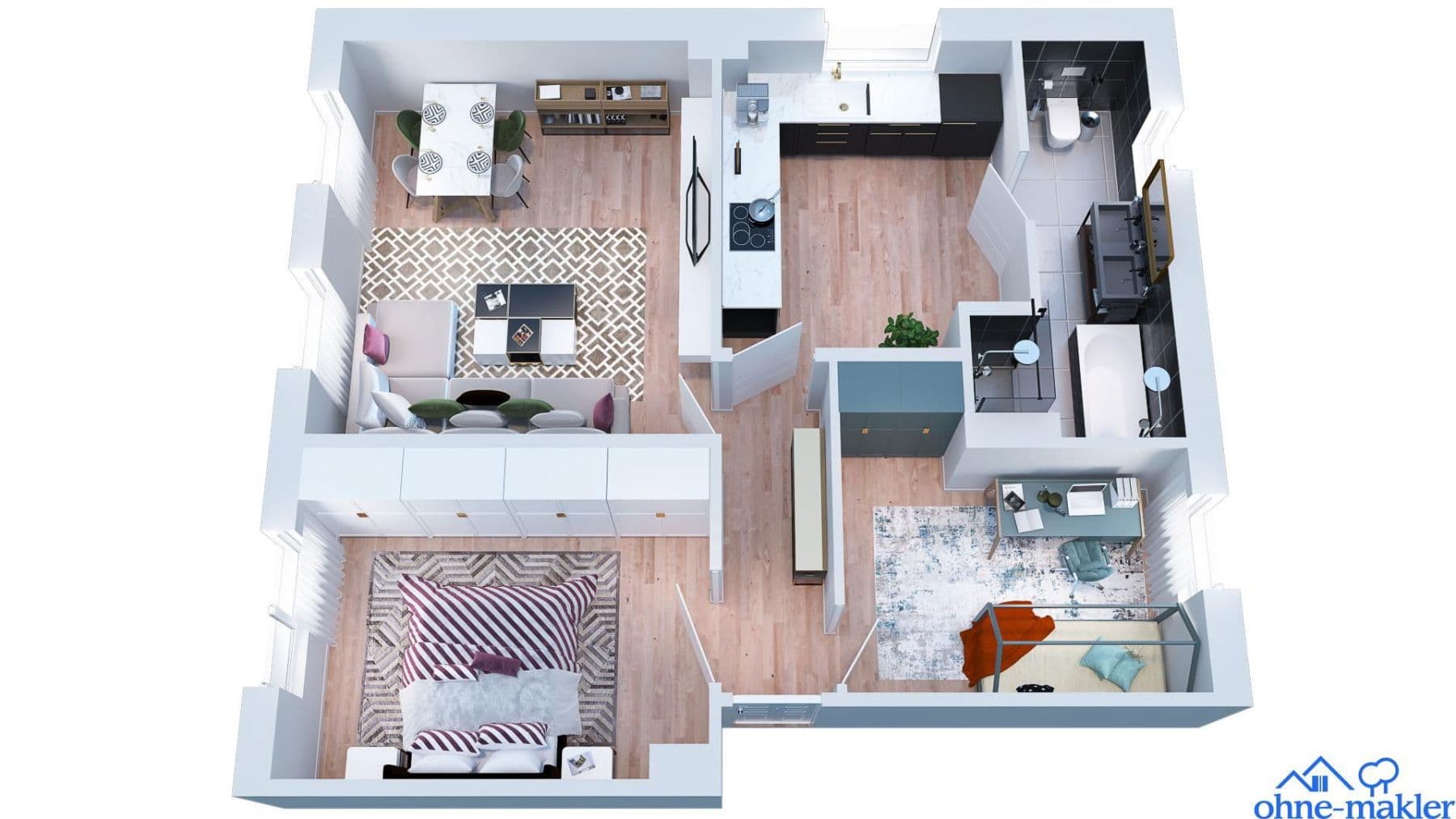 Prenájom bytu 3-izbový 69 m², Görtzker Str., Schönebeck (Elbe), Sasko-Anhaltsko Prenájom bytu 3-izbový 69 m², Görtzker Str., Schönebeck (Elbe), Sasko-Anhaltsko