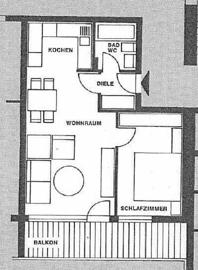 Prenájom bytu 2-izbový 48 m², Karlsruhe, Bádensko-Wurttembersko Prenájom bytu 2-izbový 48 m², Karlsruhe, Bádensko-Wurttembersko