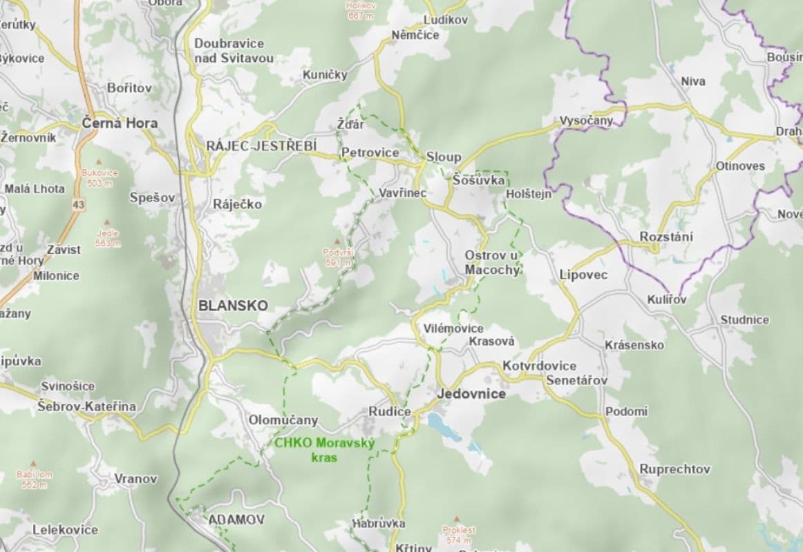 Predaj pozemku 6.676 m², Ostrov u Macochy, Jihomoravský kraj Predaj pozemku 6.676 m², Ostrov u Macochy, Jihomoravský kraj