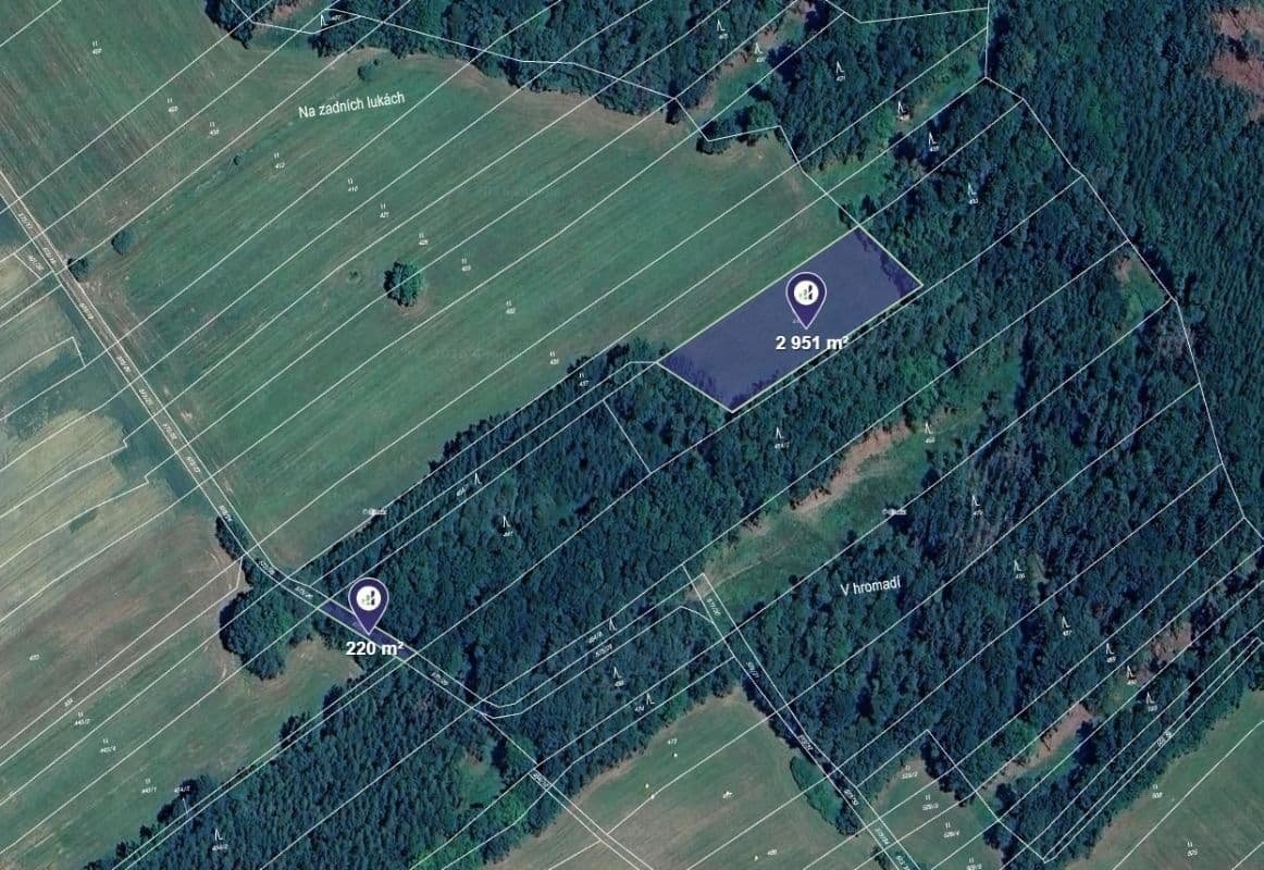 Predaj pozemku 3.171 m², Ježovy, Plzeňský kraj Predaj pozemku 3.171 m², Ježovy, Plzeňský kraj