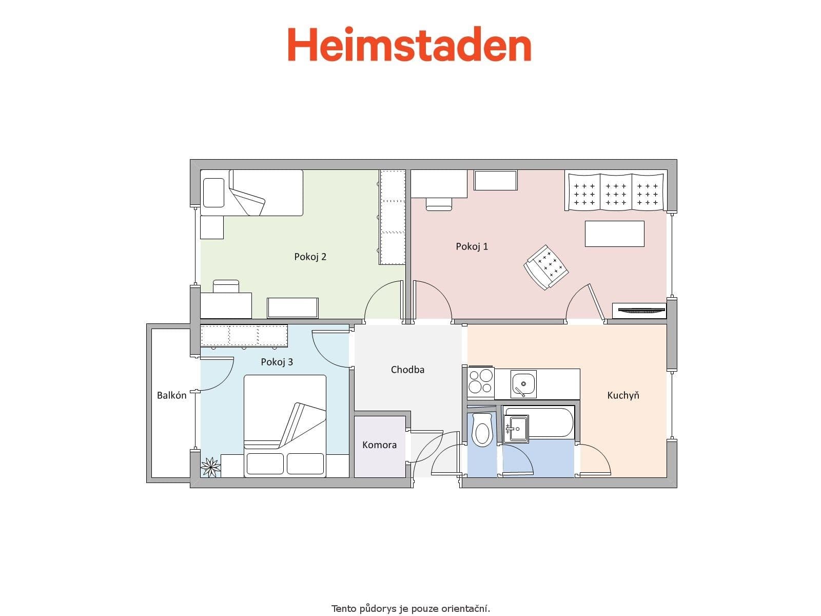 Prenájom bytu 3-izbový 74 m², Třanovského, Frýdek-Místek, Moravskoslezský kraj Prenájom bytu 3-izbový 74 m², Třanovského, Frýdek-Místek, Moravskoslezský kraj