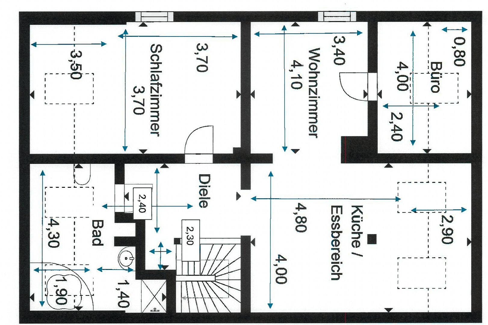 Prenájom bytu 3-izbový 110 m², Blumenthalstraße 5, Pforzheim, Bádensko-Wurttembersko Prenájom bytu 3-izbový 110 m², Blumenthalstraße 5, Pforzheim, Bádensko-Wurttembersko