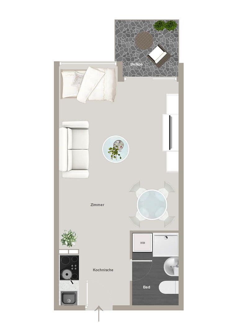 Predaj bytu 1-izbový 33 m², München, Bavorsko Predaj bytu 1-izbový 33 m², München, Bavorsko