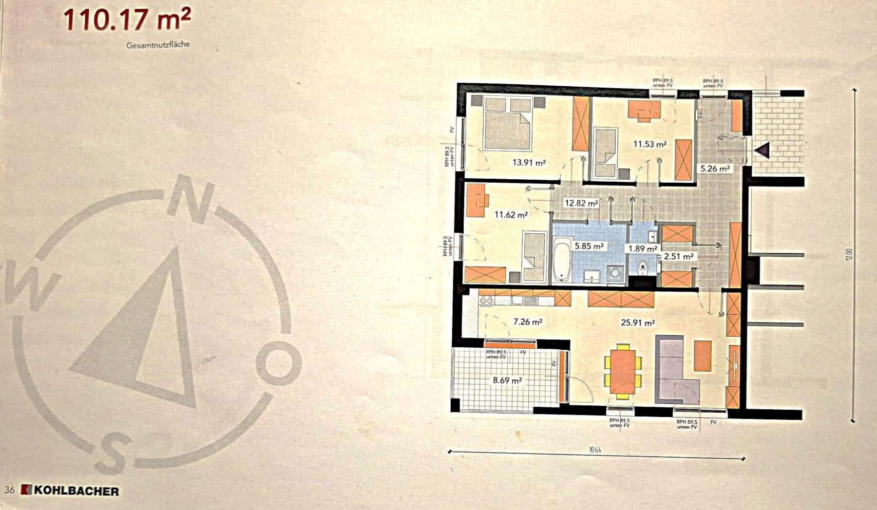 Predaj bytu 4-izbový 99 m², Graz, Štajersko Predaj bytu 4-izbový 99 m², Graz, Štajersko