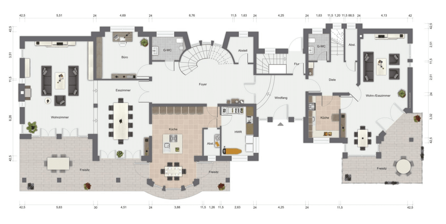 Predaj domu 350 m², pozemek 1.387 m², Flieden, Hesensko Predaj domu 350 m², pozemek 1.387 m², Flieden, Hesensko
