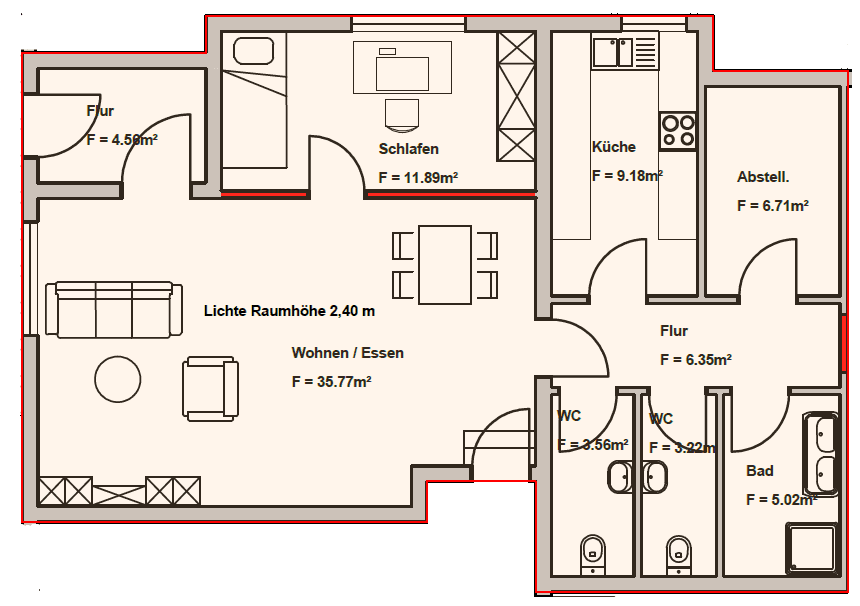 Prenájom bytu 2-izbový 81 m², Möckmühl, Bádensko-Wurttembersko Prenájom bytu 2-izbový 81 m², Möckmühl, Bádensko-Wurttembersko