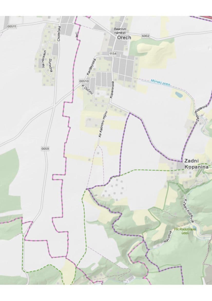 Predaj pozemku 41.723 m², Ořech, Středočeský kraj Predaj pozemku 41.723 m², Ořech, Středočeský kraj