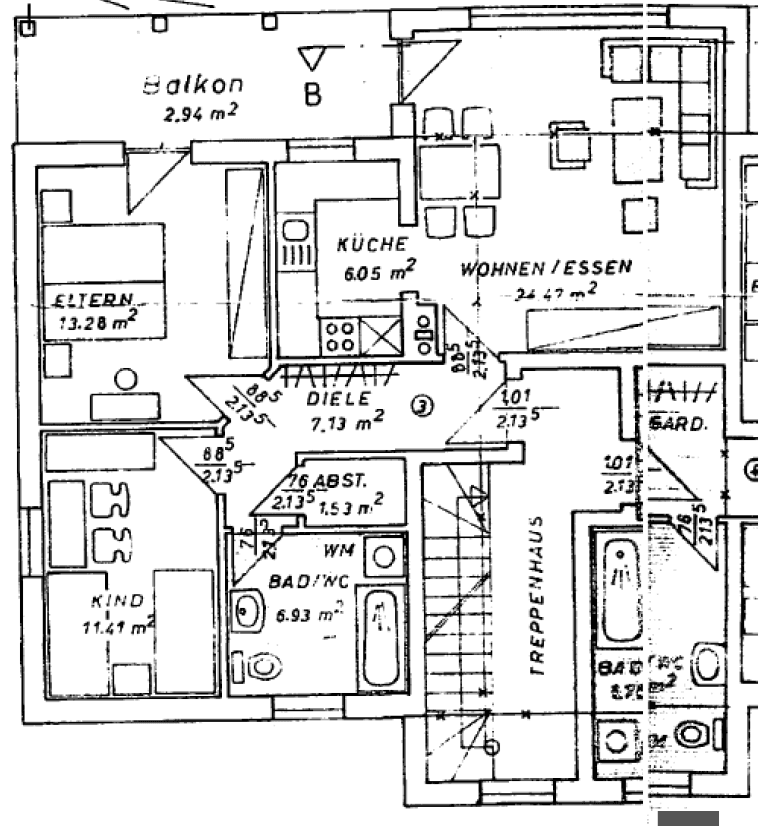 Prenájom bytu 3-izbový 73 m², Röhrnbach, Bavorsko Prenájom bytu 3-izbový 73 m², Röhrnbach, Bavorsko