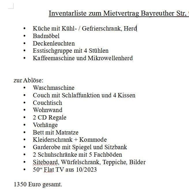 Prenájom bytu 2-izbový 50 m², Bayreuther Str., Nürnberg, Bavorsko Prenájom bytu 2-izbový 50 m², Bayreuther Str., Nürnberg, Bavorsko