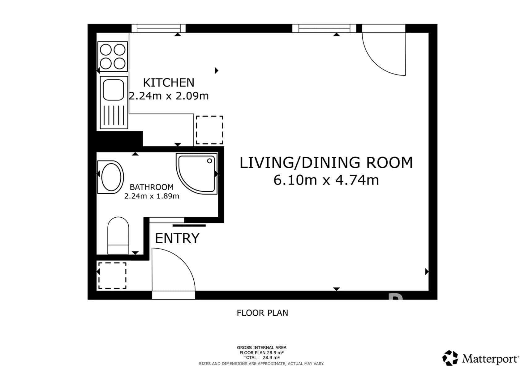 Prenájom bytu 1-izbový 26 m², Rumburská, Praha, Praha Prenájom bytu 1-izbový 26 m², Rumburská, Praha, Praha