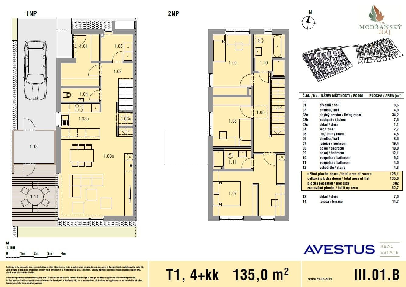 Predaj domu 135 m², pozemek 302 m², Do Koutů, Praha, Praha Predaj domu 135 m², pozemek 302 m², Do Koutů, Praha, Praha