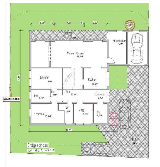 Prenájom bytu 5-izbový 140 m², Forstweg 4, Melle, Dolné Sasko Prenájom bytu 5-izbový 140 m², Forstweg 4, Melle, Dolné Sasko