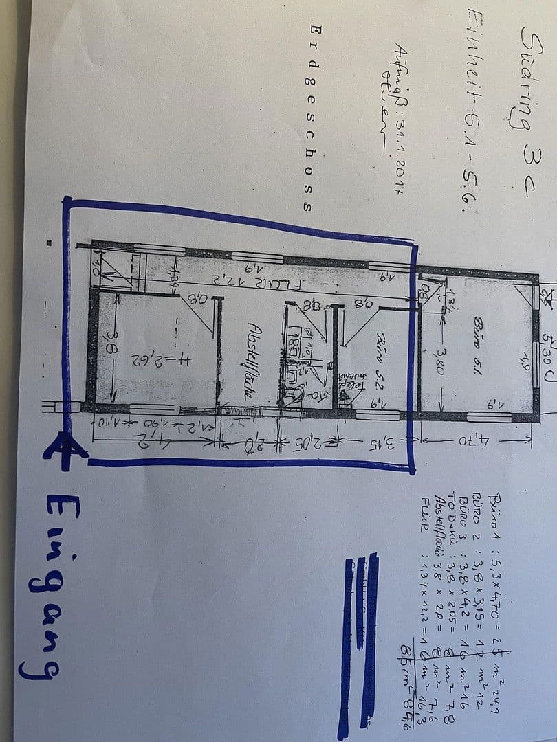 Prenájom kancelárie 60 m², Südring 3c, Wentorf bei Hamburg, Šlezvicko-Holštajnsko Prenájom kancelárie 60 m², Südring 3c, Wentorf bei Hamburg, Šlezvicko-Holštajnsko
