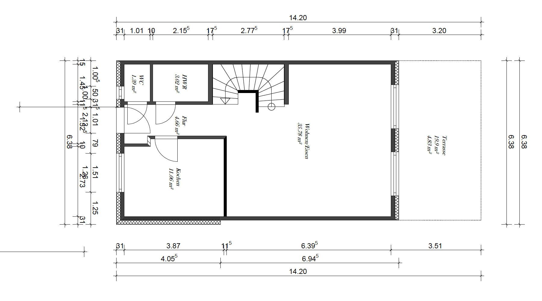 Prenájom domu 145 m², pozemek 142 m², Albert-Schweitzer-Straße 23e, Grünstadt, Porýnie-Falcko Prenájom domu 145 m², pozemek 142 m², Albert-Schweitzer-Straße 23e, Grünstadt, Porýnie-Falcko