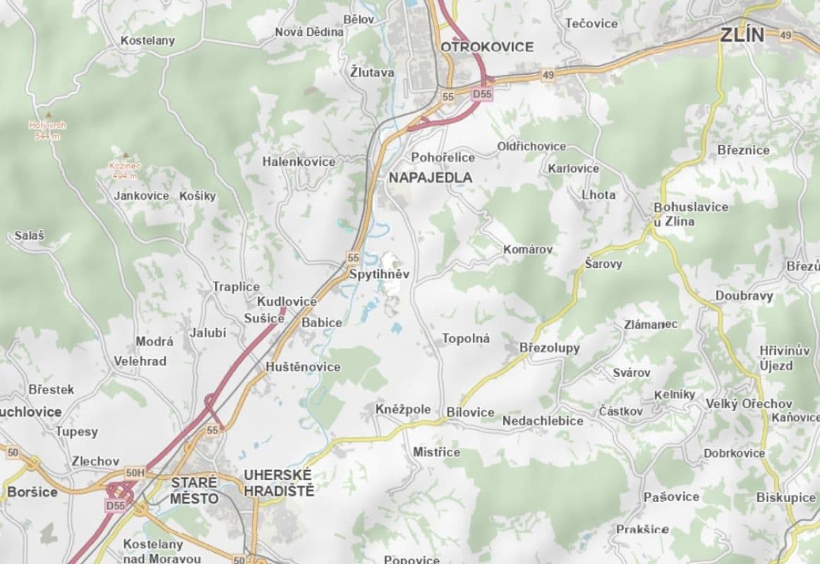 Predaj pozemku 3.983 m², Spytihněv, Zlínský kraj Predaj pozemku 3.983 m², Spytihněv, Zlínský kraj