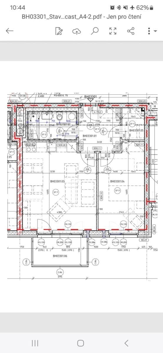 Prenájom bytu 2-izbový 52 m², Sedlářova, Praha, Praha Prenájom bytu 2-izbový 52 m², Sedlářova, Praha, Praha