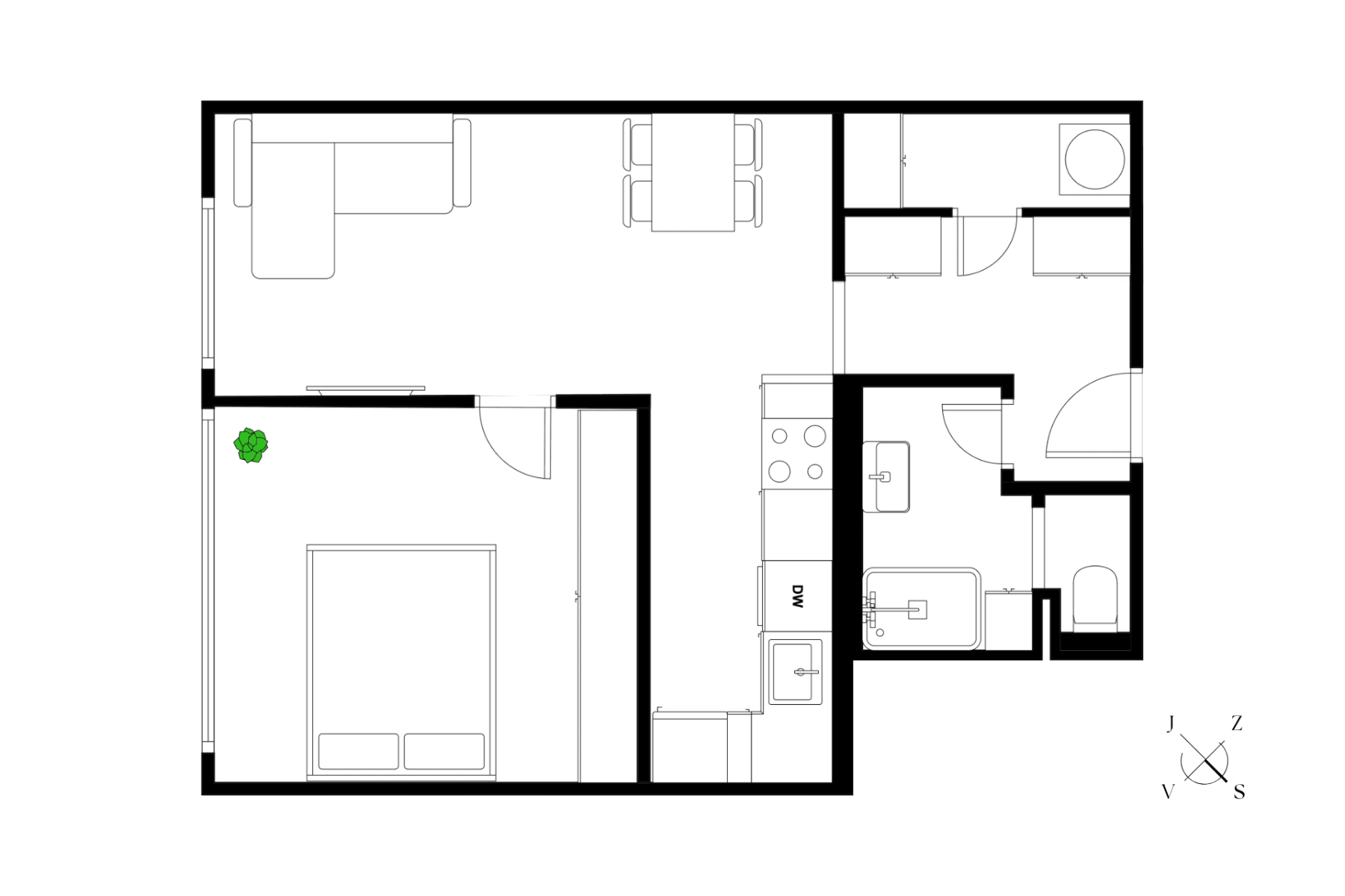 Predaj bytu 2-izbový 42 m², Bulharská, Praha, Praha Predaj bytu 2-izbový 42 m², Bulharská, Praha, Praha