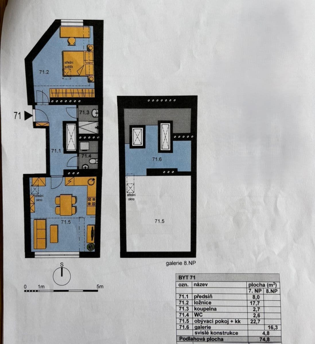Prenájom bytu 2-izbový 74 m², U Plynárny, Praha, Praha Prenájom bytu 2-izbový 74 m², U Plynárny, Praha, Praha