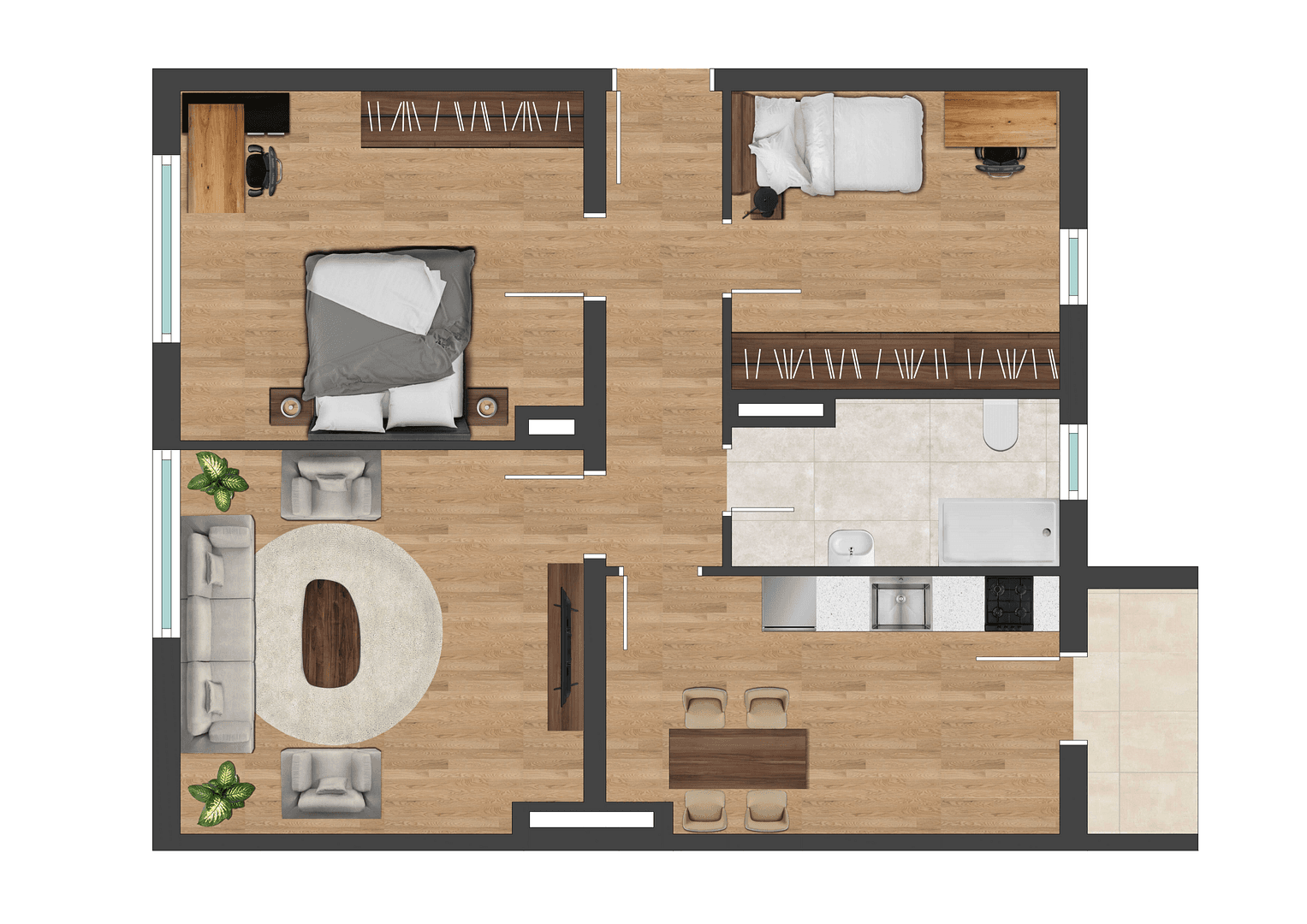 Predaj bytu 3-izbový 74 m², Würselen, Severné Porýnie - Westfálsko Predaj bytu 3-izbový 74 m², Würselen, Severné Porýnie - Westfálsko