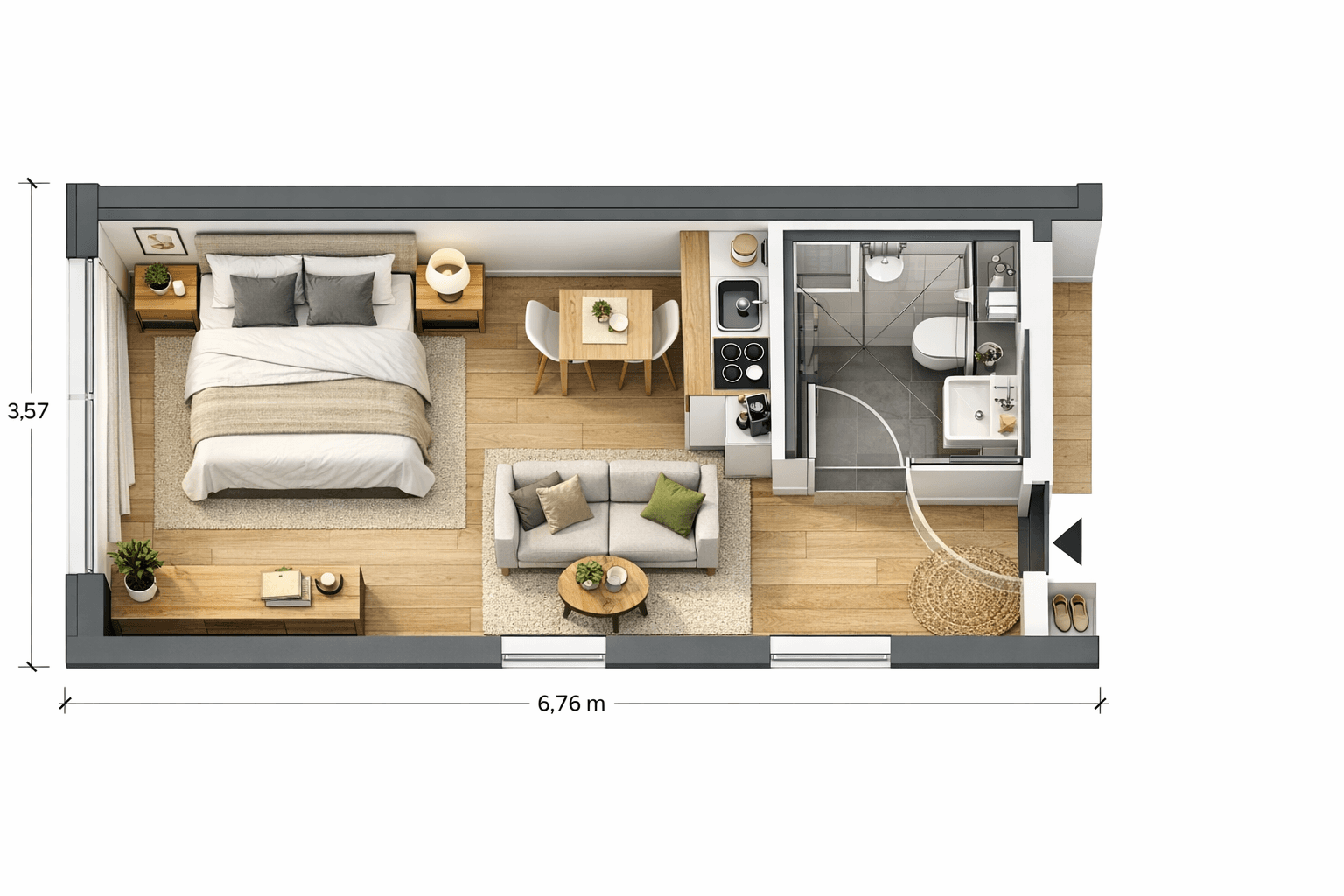 Prenájom bytu 1-izbový 31 m², Jägerstraße 5, Potsdam, Brandenbursko Prenájom bytu 1-izbový 31 m², Jägerstraße 5, Potsdam, Brandenbursko