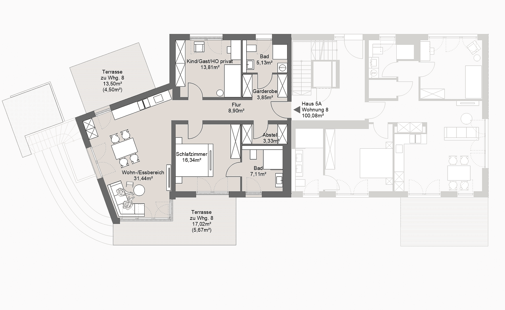 Predaj bytu 3-izbový 101 m², Grafing bei München, Bavorsko Predaj bytu 3-izbový 101 m², Grafing bei München, Bavorsko