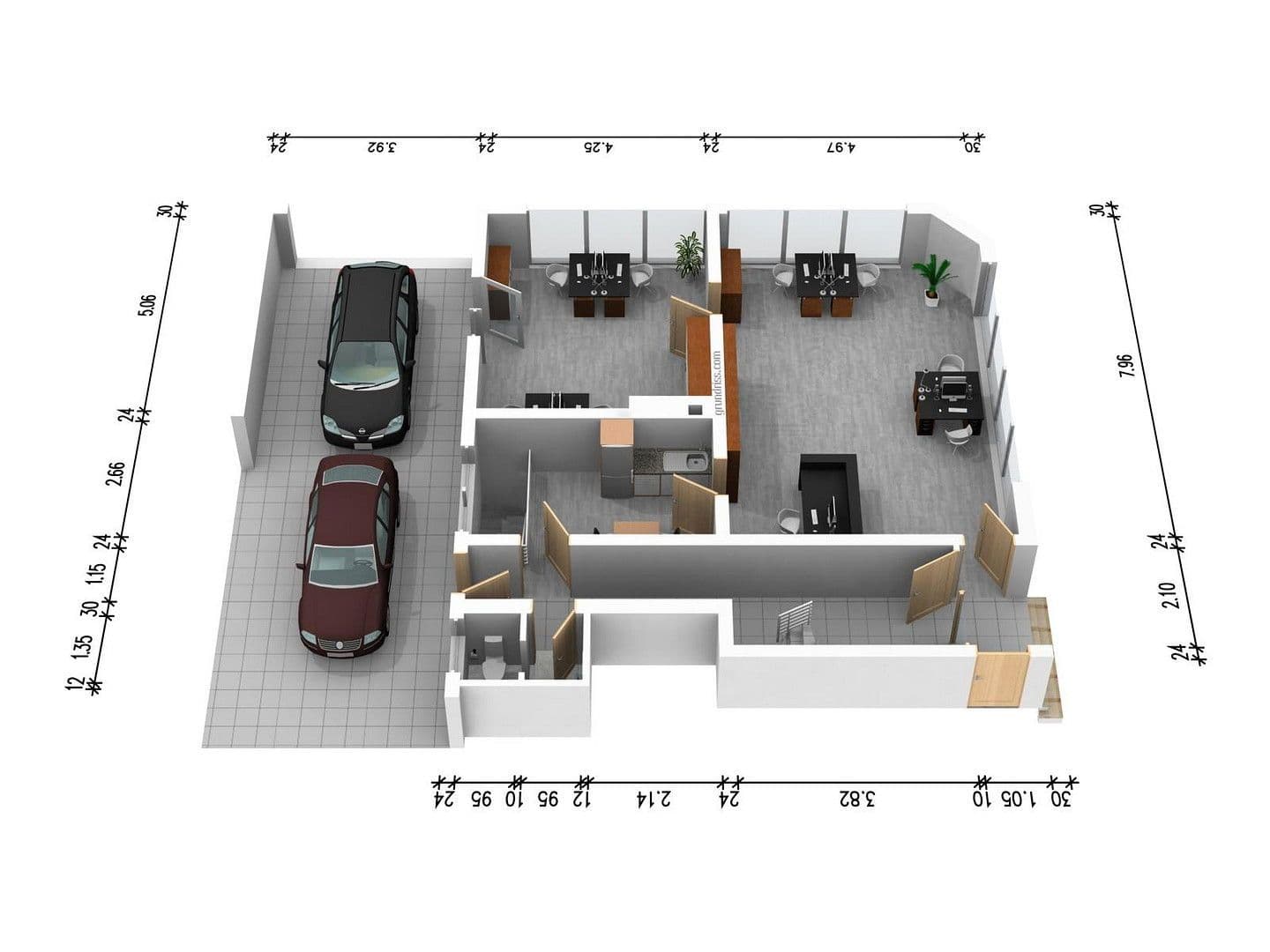 Prenájom kancelárie 80 m², Enzstraße 126, Pforzheim-Eutingen, Bádensko-Wurttembersko Prenájom kancelárie 80 m², Enzstraße 126, Pforzheim-Eutingen, Bádensko-Wurttembersko