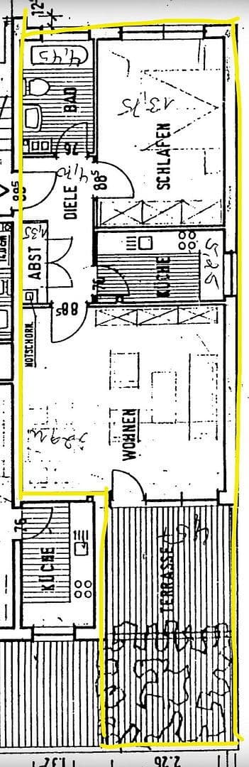 Prenájom bytu 2-izbový 55 m², Sülldorfer Landstraße 168, Hamburg, Hamburg Prenájom bytu 2-izbový 55 m², Sülldorfer Landstraße 168, Hamburg, Hamburg