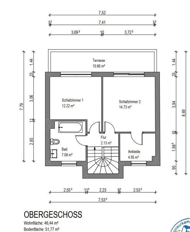 Predaj bytu 3-izbový 101 m², Goethestr., Konz, Porýnie-Falcko Predaj bytu 3-izbový 101 m², Goethestr., Konz, Porýnie-Falcko