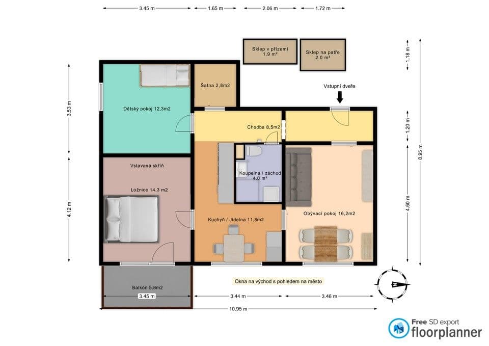 Predaj bytu 3-izbový 73 m², Libušino údolí, Brno, Jihomoravský kraj Predaj bytu 3-izbový 73 m², Libušino údolí, Brno, Jihomoravský kraj