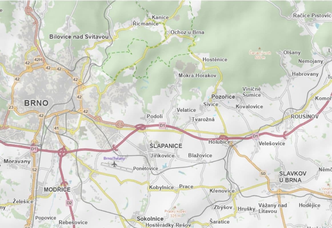 Predaj pozemku 3.955 m², Pozořice, Jihomoravský kraj Predaj pozemku 3.955 m², Pozořice, Jihomoravský kraj