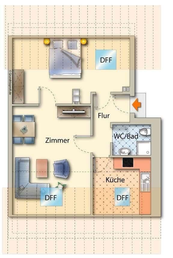 Prenájom bytu 2-izbový 50 m², Karlsruhe, Bádensko-Wurttembersko Prenájom bytu 2-izbový 50 m², Karlsruhe, Bádensko-Wurttembersko