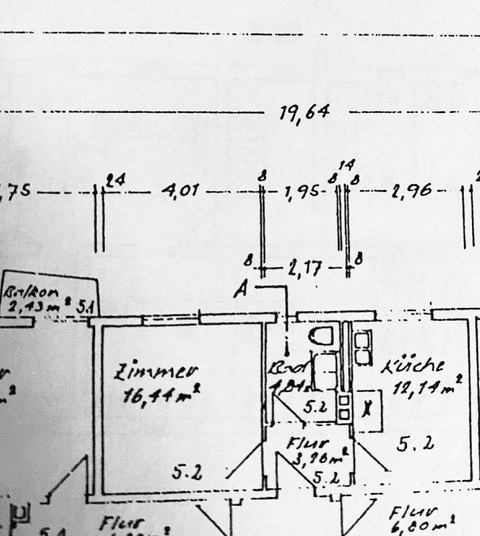 Prenájom bytu 1-izbový 37 m², Feselenstraße 12, Ingolstadt, Bavorsko Prenájom bytu 1-izbový 37 m², Feselenstraße 12, Ingolstadt, Bavorsko