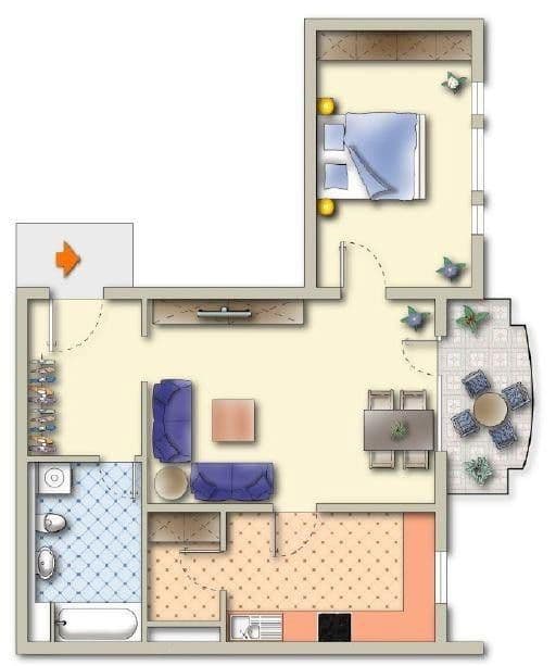 Prenájom bytu 2-izbový 68 m², Am Krankenhaus 48, Worms, Porýnie-Falcko Prenájom bytu 2-izbový 68 m², Am Krankenhaus 48, Worms, Porýnie-Falcko