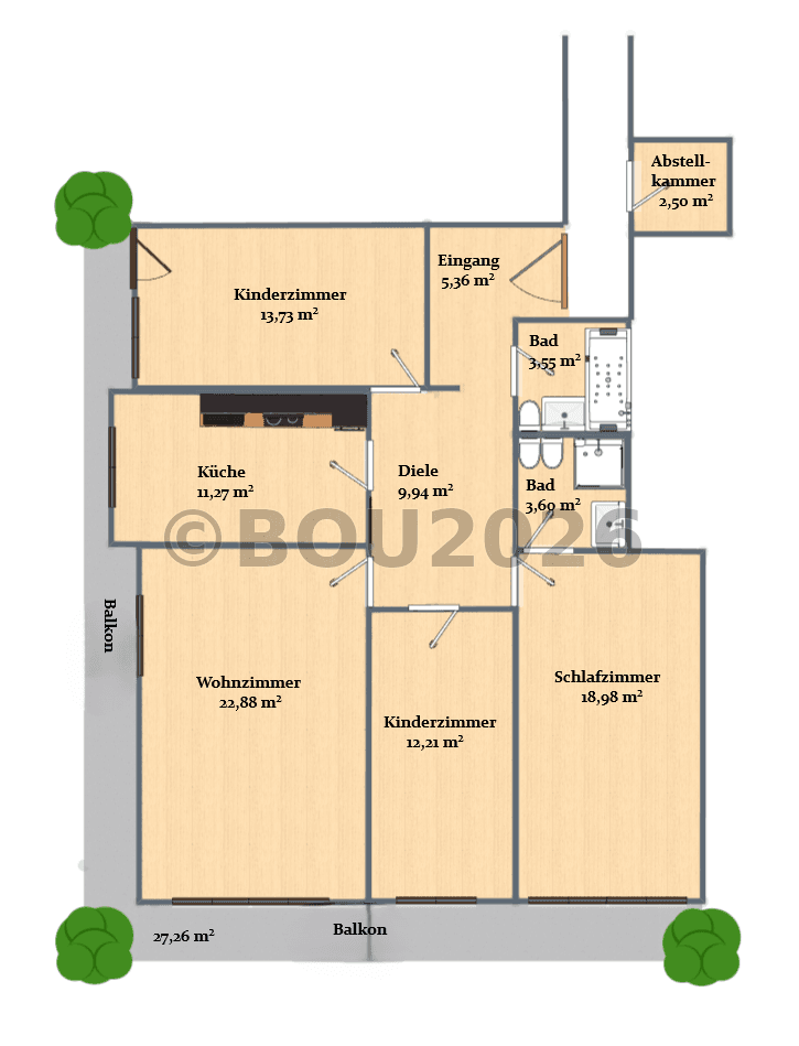 Predaj bytu 4-izbový 116 m², München, Bavorsko Predaj bytu 4-izbový 116 m², München, Bavorsko