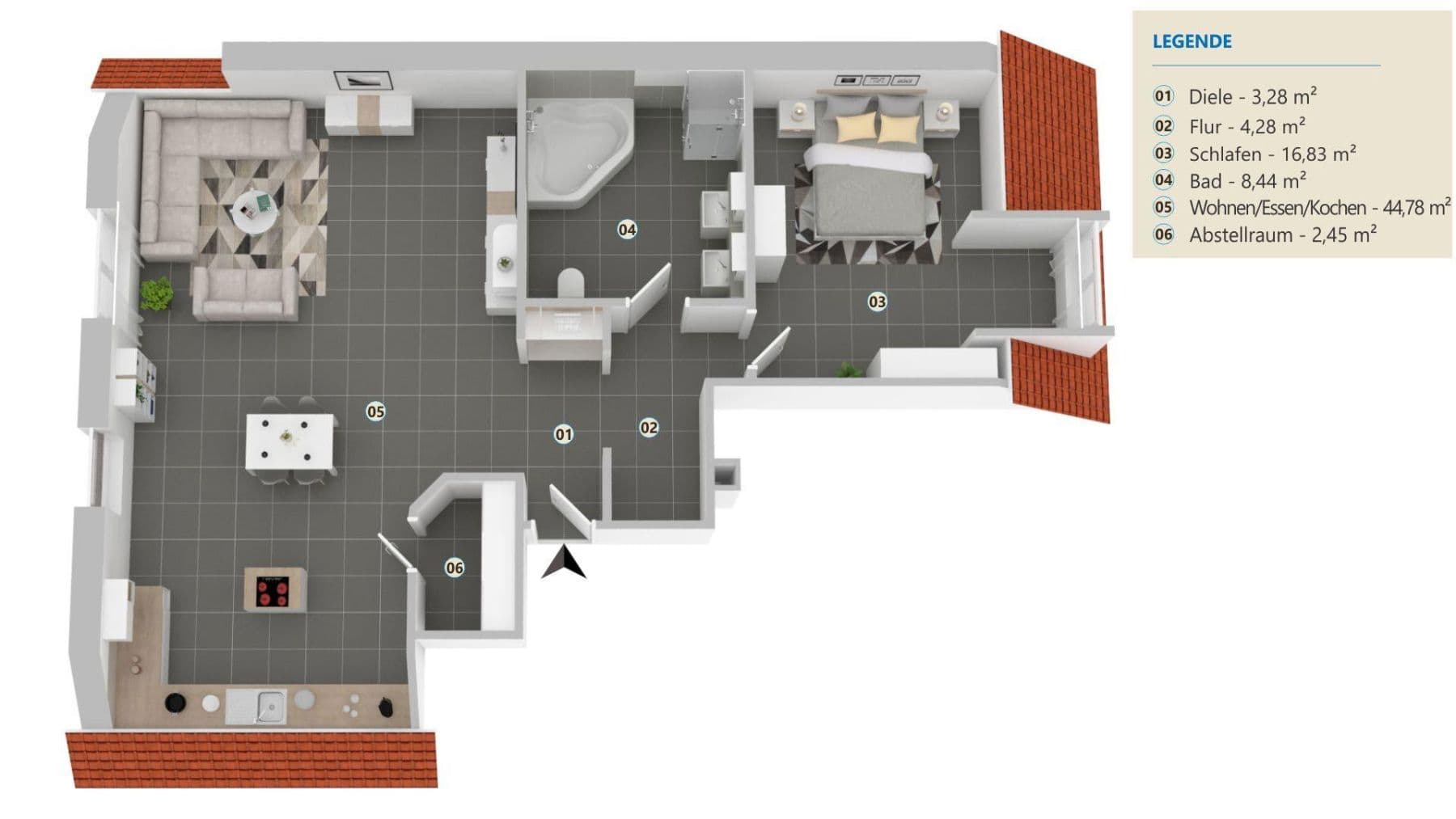 Prenájom bytu 2-izbový 75 m², Pariser Str. 359, Kaiserslautern, Porýnie-Falcko Prenájom bytu 2-izbový 75 m², Pariser Str. 359, Kaiserslautern, Porýnie-Falcko