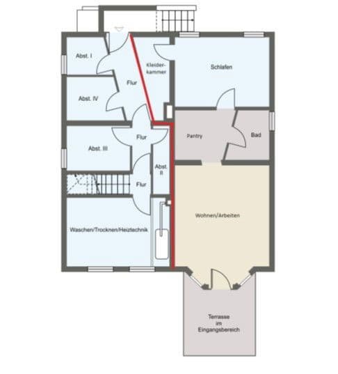 Prenájom bytu 2-izbový 62 m², Forstbachweg 27, Kassel, Hesensko Prenájom bytu 2-izbový 62 m², Forstbachweg 27, Kassel, Hesensko